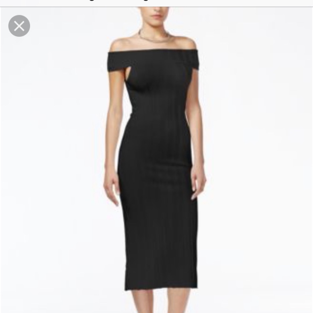 Guess Black Mirage bodycon dress xs